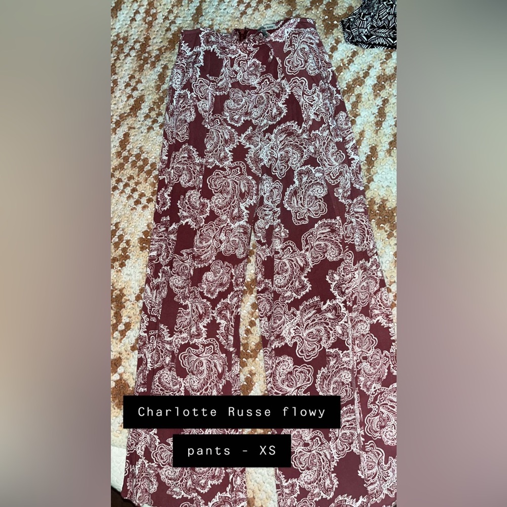 Charlotte Russe Flowy Pants